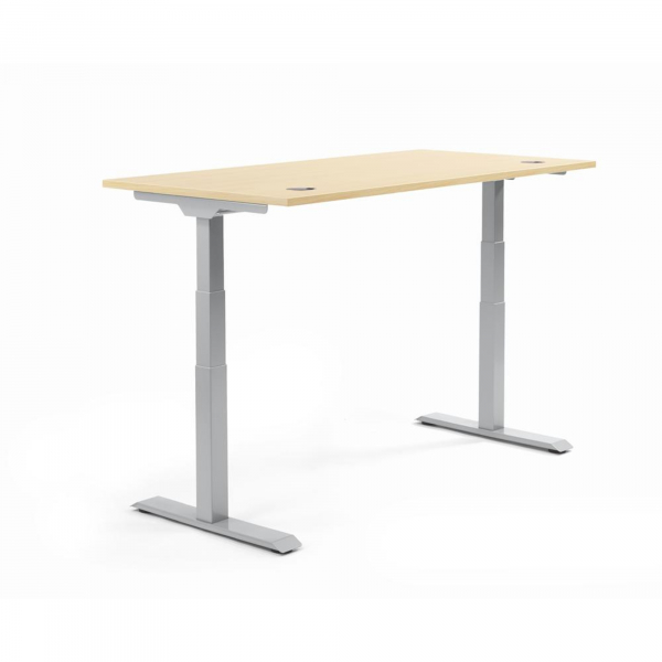 4003969134652 - Sitz-Steh-Schreibtisch Flex Modul 810060879 elektrisch höhenverstellbar 605-1255cm (H) 160x80cm (BxT) rechteckig ahorn   