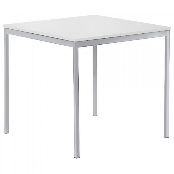 4003969134898 - Konferenztisch BASE MODUL 72cm (H) 80x80cm (BxT) rechteckig weiß   silber 4003969134898 Soennecken