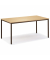 Konferenztisch BASE MODUL, 72cm (H), 120x80cm (BxT), rechteckig, buche / sepiabraun