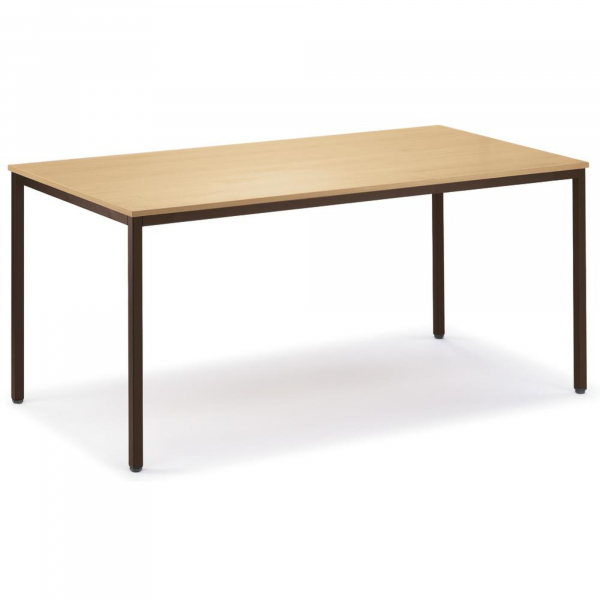 4003969134904 - Konferenztisch BASE MODUL 72cm (H) 120x80cm (BxT) rechteckig buche   sepiabraun 4003969134904 Soennecken