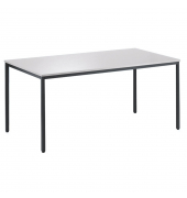 Konferenztisch BASE MODUL, 72cm (H), 200x80cm (BxT), rechteckig, lichtgrau / anthrazit