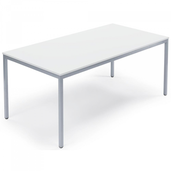 4003969134942 - Konferenztisch BASE MODUL 72cm (H) 140x70cm (BxT) rechteckig weiß   silber 4003969134942 Soennecken
