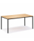 Konferenztisch BASE MODUL, 72cm (H), 120x80cm (BxT), rechteckig, buche / anthrazit