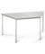 Konferenztisch BASE MODUL 810063181, 72cm (H), 160/80x69cm (BxT), 3 Personen, Trapezform, lichtgrau / lichtgrau