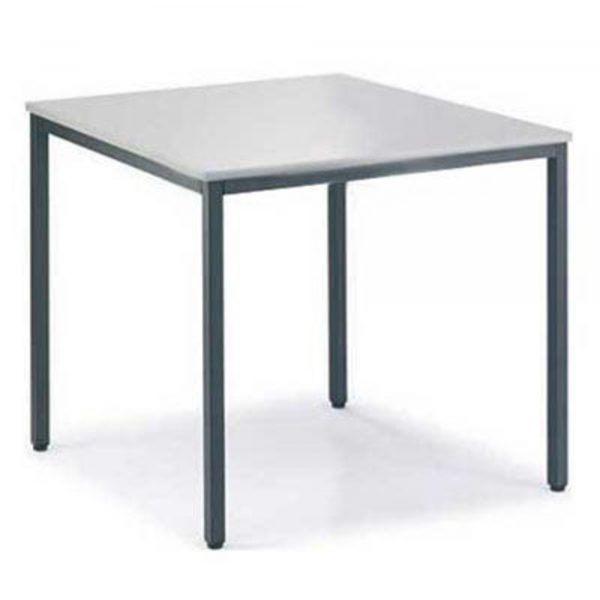4003969135048 - Konferenztisch BASE MODUL 72cm (H) 80x80cm (BxT) rechteckig lichtgrau   anthrazit 4003969135048 Soennecken