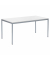 Konferenztisch BASE MODUL 810064501, 72cm (H), 200x80cm (BxT), rechteckig, weiß / silber