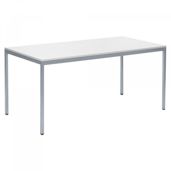 4003969135116 - Konferenztisch BASE MODUL 72cm (H) 200x80cm (BxT) rechteckig weiß   silber 4003969135116 Soennecken