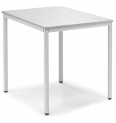 Konferenztisch BASE MODUL 810064681, 72cm (H), 80x70cm (BxT), rechteckig, lichtgrau / lichtgrau