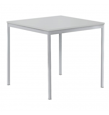 Konferenztisch BASE MODUL, 72cm (H), 80x80cm (BxT), rechteckig, lichtgrau / lichtgrau