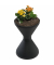 Standascher DIABOLO 574 H 60cm Durchm. 40cm verzinkt +1,5kg Sand