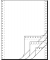 DIN-Computerpapier  Endlospapier, 4fach, 12x240 mm (A4 hoch),  Selbst-Durchschreibend, blanko, 500 Sätze