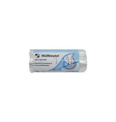 Müllbeutel 49909 UNIVERSAL PLUS, transparent, 6 Liter, extrastark