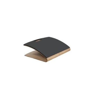 MHFEET 2in1 Ergo Footrest Holzschwarz Fu&szlig;sst&uuml;tze Fu&szlig;sst&uuml;tze