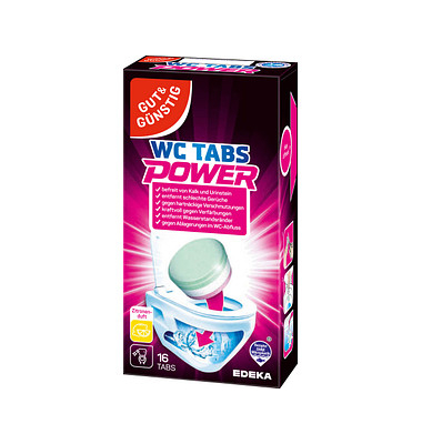 WC-Tabs frisch,  WC-Tabs