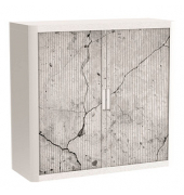 easyOffice Industrial Rollladenschrank 61820 1 Fachboden 110,0 x 41,5 x 104,0 cm