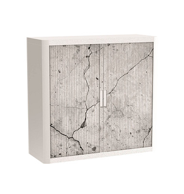 easyOffice Industrial Rollladenschrank 61820 1 Fachboden 110,0 x 41,5 x 104,0 cm