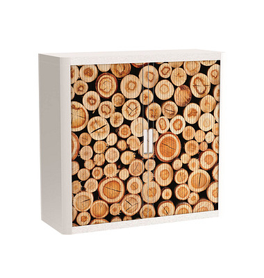 easyOffice Industrial Rollladenschrank 61804 1 Fachboden 110,0 x 41,5 x 104,0 cm