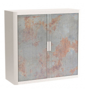 easyOffice Industrial Rollladenschrank 62529 1 Fachboden 110,0 x 41,5 x 104,0 cm