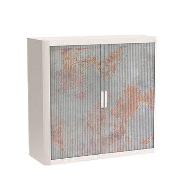 easyOffice Industrial Rollladenschrank 62529 1 Fachboden 110,0 x 41,5 x 104,0 cm
