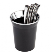 Besteckhalter TOP CHROME schwarz