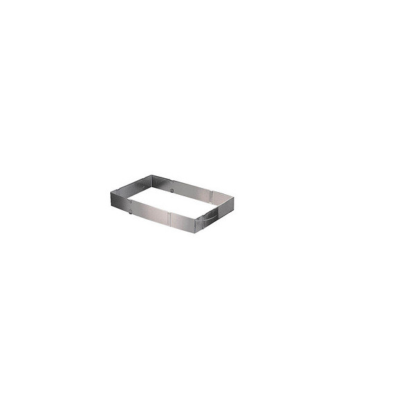4004133000421 - APS Backform Stufenlos verstellbare Kuchenform Maße (B x L x H) 19 x 28 x 5 cm bis 34 x 54 x 5 cm 4004133000421 - APS Backform Stufenlos verstellbare Kuchenform Maße (B x L x H) 19 x 28 x 5 cm bis 34 x 54 x 5 cm