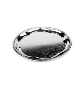 Servierplatte silber 35,0 x 35,0 cm