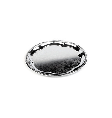 Servierplatte silber 35,0 x 35,0 cm