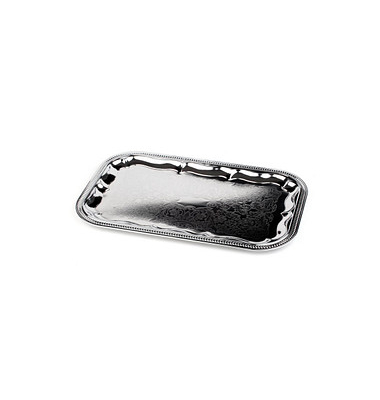 Servierplatte silber 32,5 x 53,0 cm Servierplatte silber 32,5 x 53,0 cm