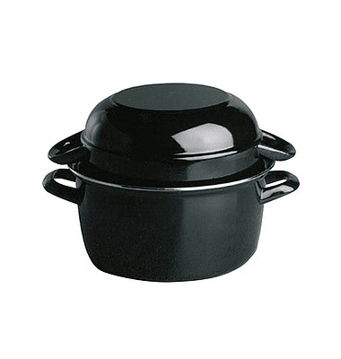Muscheltopf schwarz 2,6 l