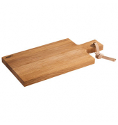 Servierplatte SIMPLY WOOD braun 35,0 x 17,0 cm