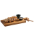 Servierplatte SIMPLY WOOD braun 35,0 x 17,0 cm