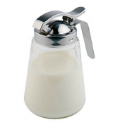 Zuckerstreuer bzw. Milchkännchen transparentsilber 0,3 l