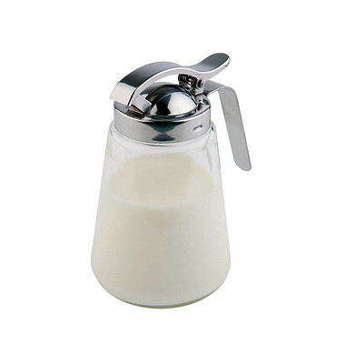 Zuckerstreuer bzw. Milchkännchen transparentsilber 0,3 l