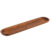 Servierplatte braun 37,0 x 8,0 cm