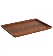 Servierplatte braun 25,0 x 17,0 cm