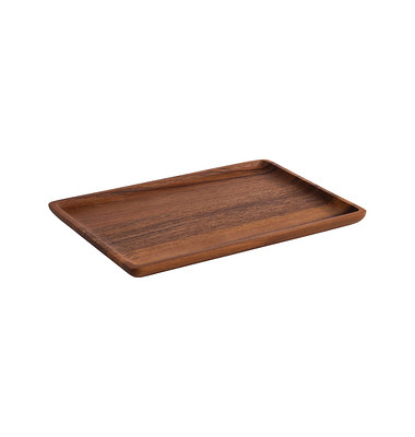 Servierplatte braun 25,0 x 17,0 cm
