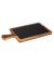 Servierplatte braun, schwarz 26,0 x 18,0 cm