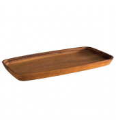 Servierplatte braun 15,0 x 30,0 cm