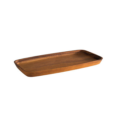 Servierplatte braun 15,0 x 30,0 cm