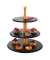 Etagere braun, schwarz 34,0 cm