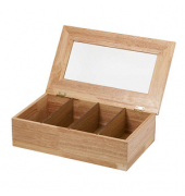 Teebox hellbraun 20,0 x 33,5 cm