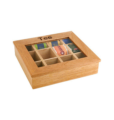 Teebox hellbraun 31,0 x 28,0 cm Teebox hellbraun 31,0 x 28,0 cm