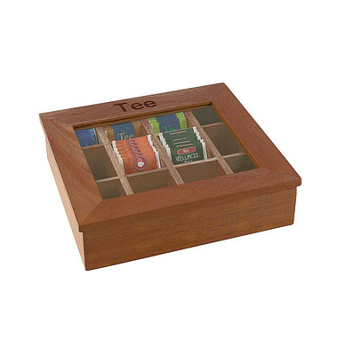 Teebox braun 31,0 x 28,0 cm Teebox braun 31,0 x 28,0 cm