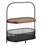 Etagere ALL-ROUNDER schwarz 37,5 cm