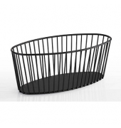 Obstschale URBAN schwarz 30,0 x 14,0 cm