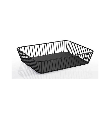 Obstschale URBAN schwarz 26,5 x 32,5 cm