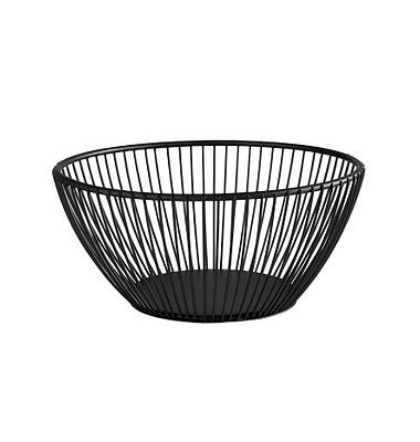 Obstschale SVART schwarz 17,5 cm