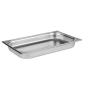GN-Behälter 6,5 cm hoch silber 9,0 l
