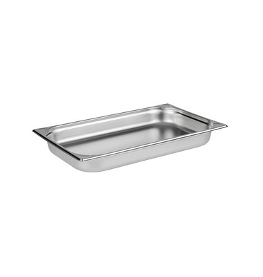 GN-Behälter 6,5 cm hoch silber 9,0 l GN-Behälter 6,5 cm hoch silber 9,0 l