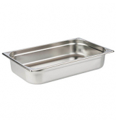 GN-Behälter 10,0 cm hoch silber 13,25 l